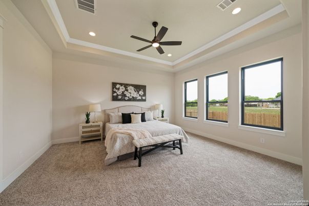 Bedroom, Interior, Recessed Lighting