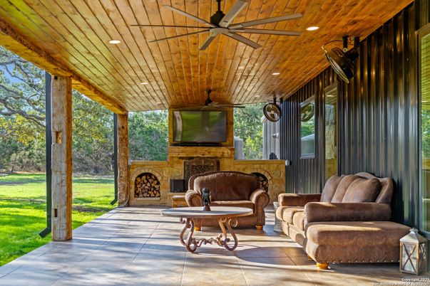 Exterior, Fireplace