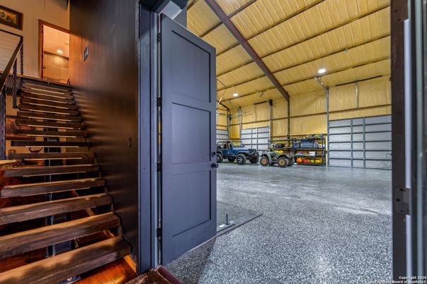 Garage, Interior, Recessed Lighting