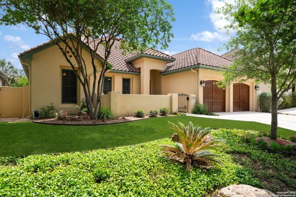 Attached, Backyard, Exterior, Facade, Mediterranean