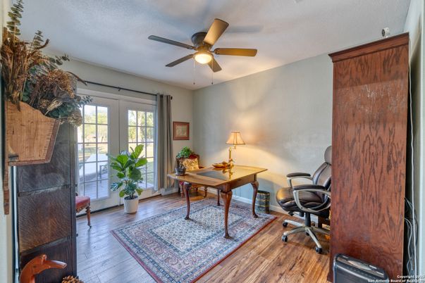 Home Office, Interior, Wood Texture Flooring