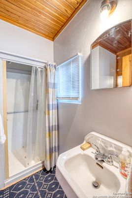 Bathroom, Interior, Wooden Ceilings