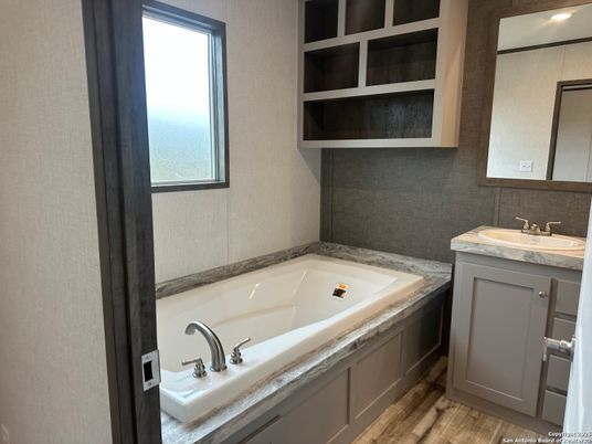 Bathroom, Interior, Wood Texture Flooring