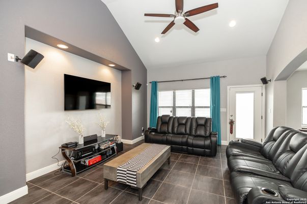 Interior, Living room, Recessed Lighting