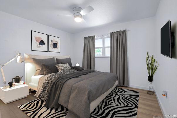 Bedroom, Interior, Wood Texture Flooring