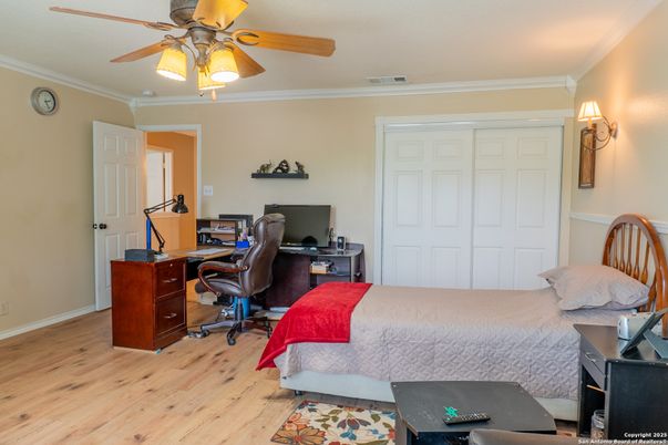 Bedroom, Home Office, Interior, Wood Texture Flooring