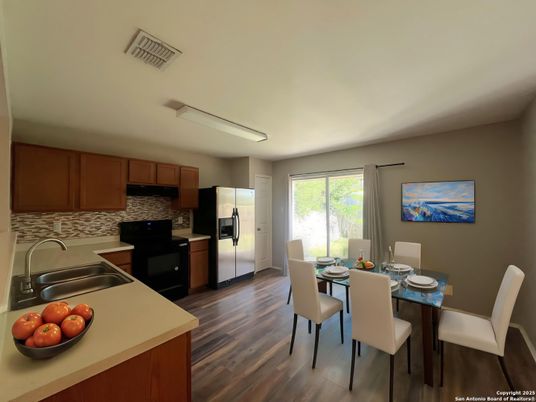 Dining room, Interior, Kitchen, Wood Texture Flooring