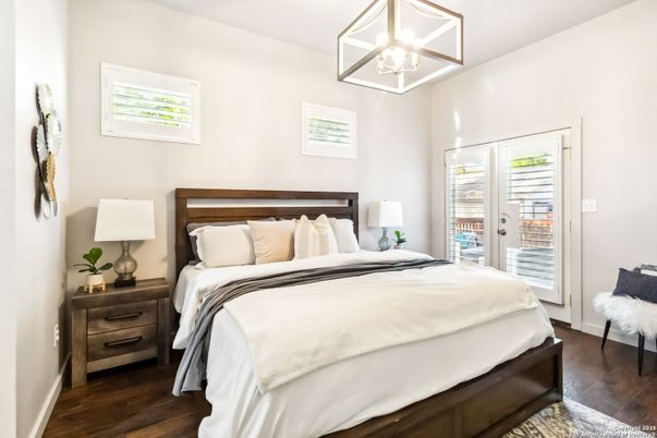 Bedroom, Interior, Wood Texture Flooring