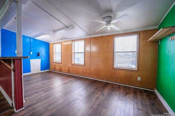 Empty room, Interior, Wood Texture Flooring, Wooden Walls