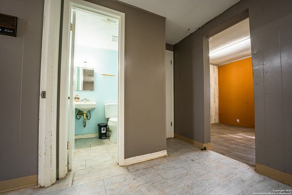 Bathroom, Interior, Wood Texture Flooring