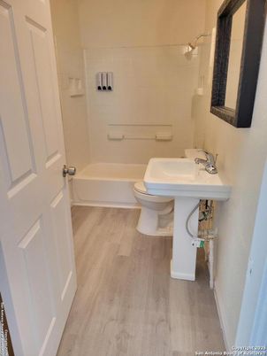Bathroom, Interior, Wood Texture Flooring