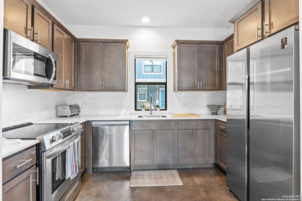 Interior, Kitchen, Recessed Lighting, Stainless Steel Appliances