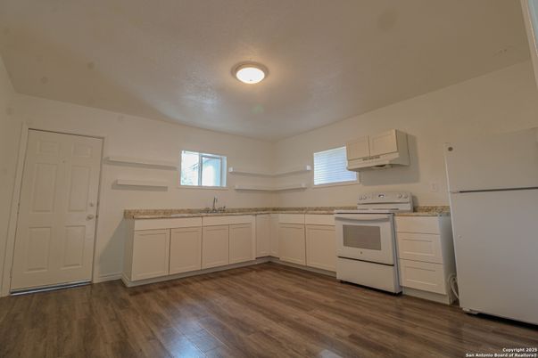 Interior, Kitchen, Wood Texture Flooring