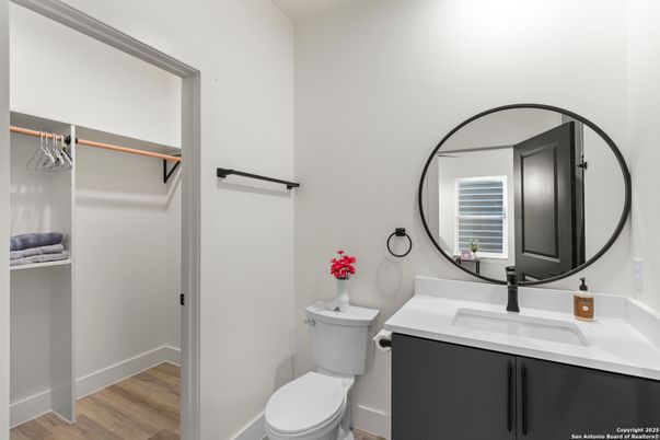 Bathroom, Interior, Wood Texture Flooring