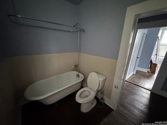 Bathroom, Free Standing Baths, Interior, Wood Texture Flooring