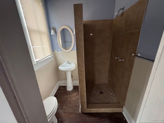 Bathroom, Interior, Wood Texture Flooring