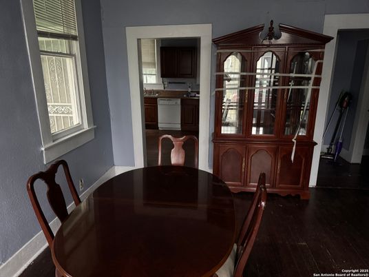 Dining room, Interior, Wood Texture Flooring