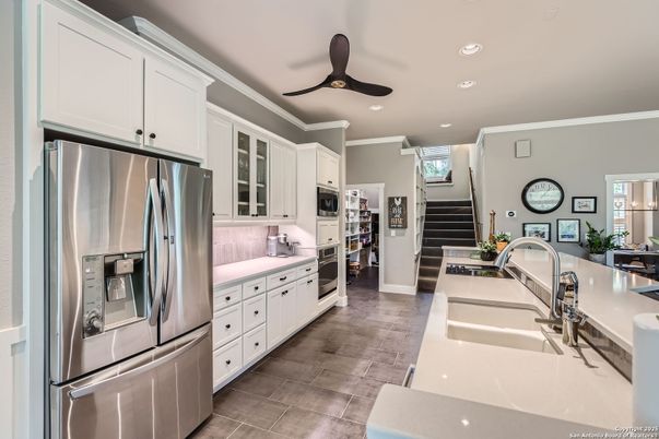 Interior, Kitchen, Recessed Lighting, Stainless Steel Appliances