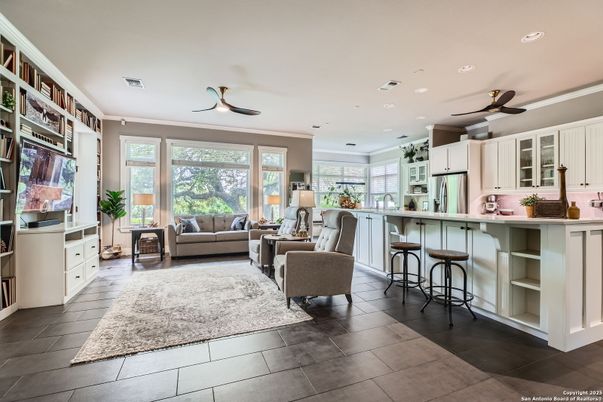 Interior, Kitchen, Living room, Recessed Lighting, Stainless Steel Appliances