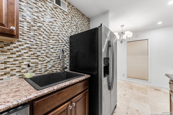Chandelier, Interior, Kitchen, Recessed Lighting