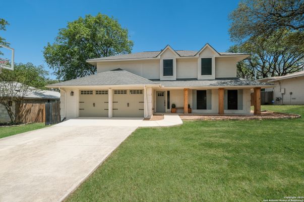 Attached, Backyard, Exterior, Facade, Farmhouse
