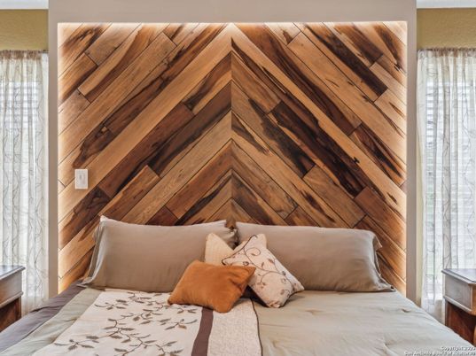 Bedroom, Interior, Wooden Walls