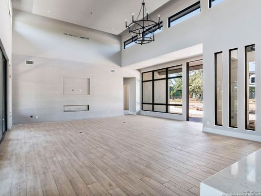 Interior, Pendant Lights, Recessed Lighting, Wood Texture Flooring