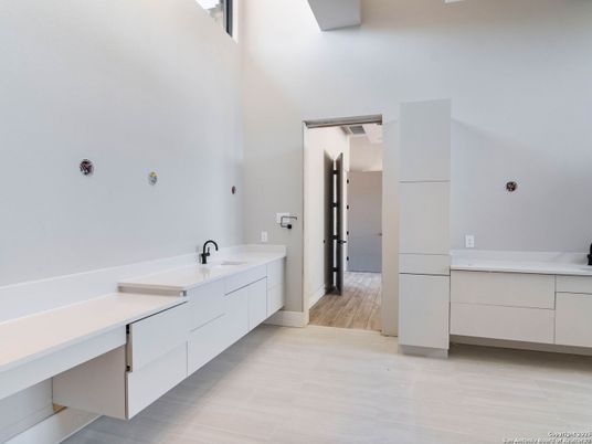 Bathroom, Dual Sink Vanities, Interior, Wood Texture Flooring
