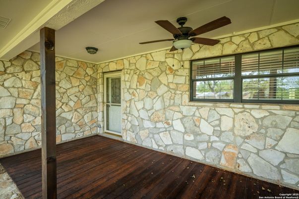 Empty room, Interior, Stone Walls, Wood Texture Flooring