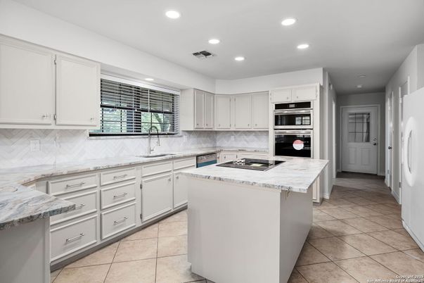 Interior, Kitchen, Recessed Lighting, Stainless Steel Appliances