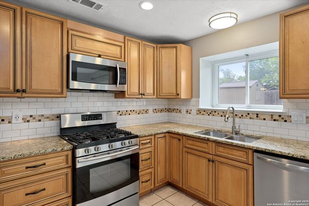 Interior, Kitchen, Recessed Lighting, Stainless Steel Appliances