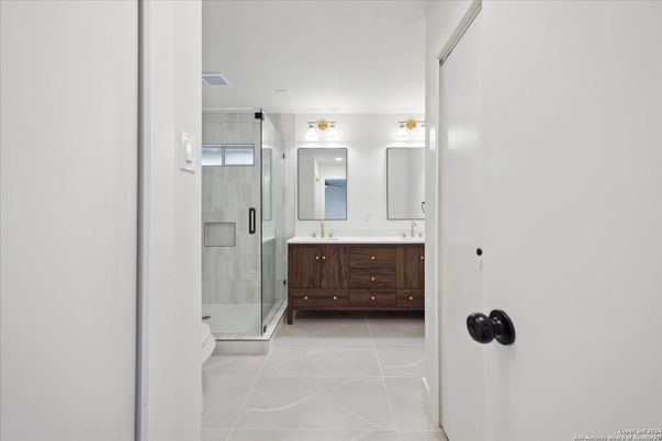 Bathroom, Glass Shower, Interior
