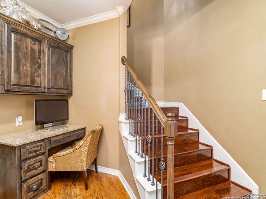 Home Office, Interior, Wood Texture Flooring