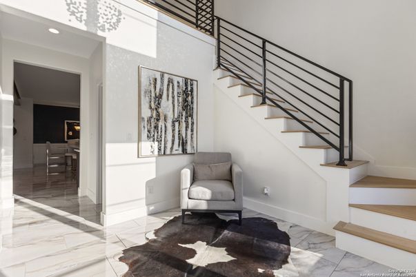 Interior, Marble, Recessed Lighting