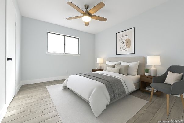 Bedroom, Interior, Wood Texture Flooring