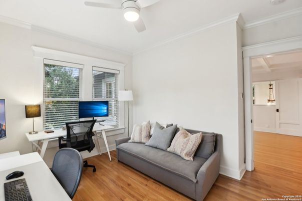 Home Office, Interior, Wood Texture Flooring