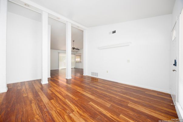 Empty room, Interior, Wood Texture Flooring