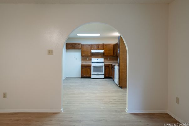 Interior, Kitchen, Wood Texture Flooring