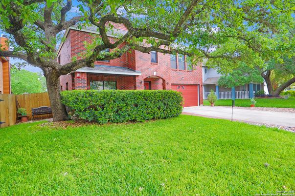 Attached, Backyard, Exterior, Facade, Brick Facade, None