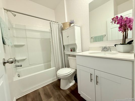 Bathroom, Interior, Wood Texture Flooring