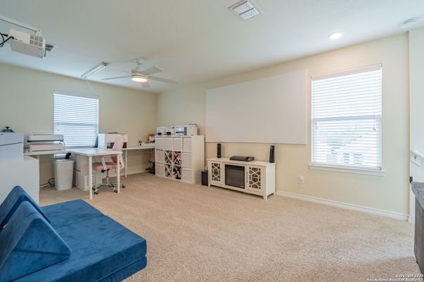 Home Office, Interior, Recessed Lighting