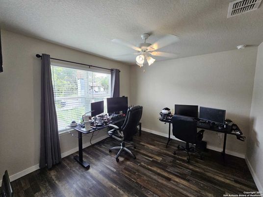 Home Office, Interior, Wood Texture Flooring