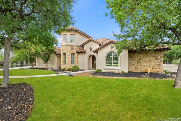 Backyard, Exterior, Facade, Mediterranean