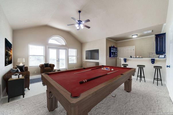 Billiard Table, Game Room, Interior