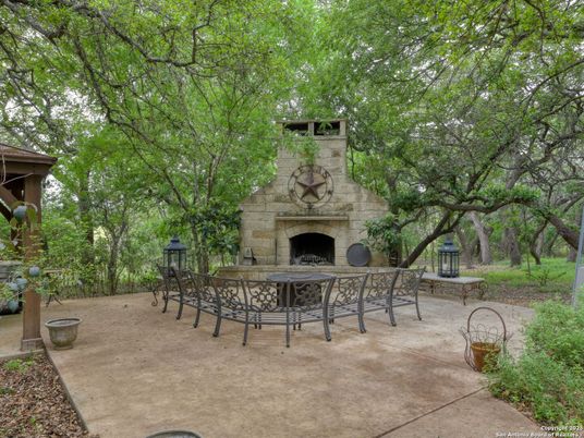 Backyard, Exterior, Fireplace
