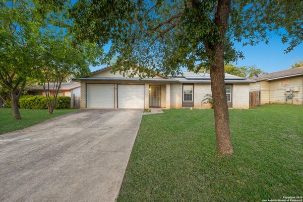 Attached, Backyard, Exterior, Facade, Solar Panels, Ranch