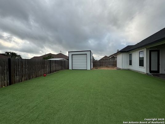 Backyard, Detached Garage, Exterior