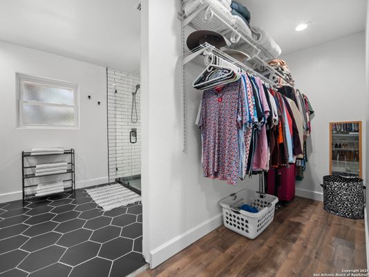 Interior, Recessed Lighting, Walk-in Closets, Wood Texture Flooring