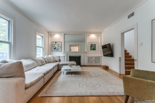 Fireplace, Interior, Living room, Wood Texture Flooring