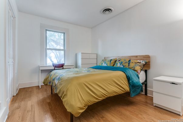 Bedroom, Interior, Wood Texture Flooring